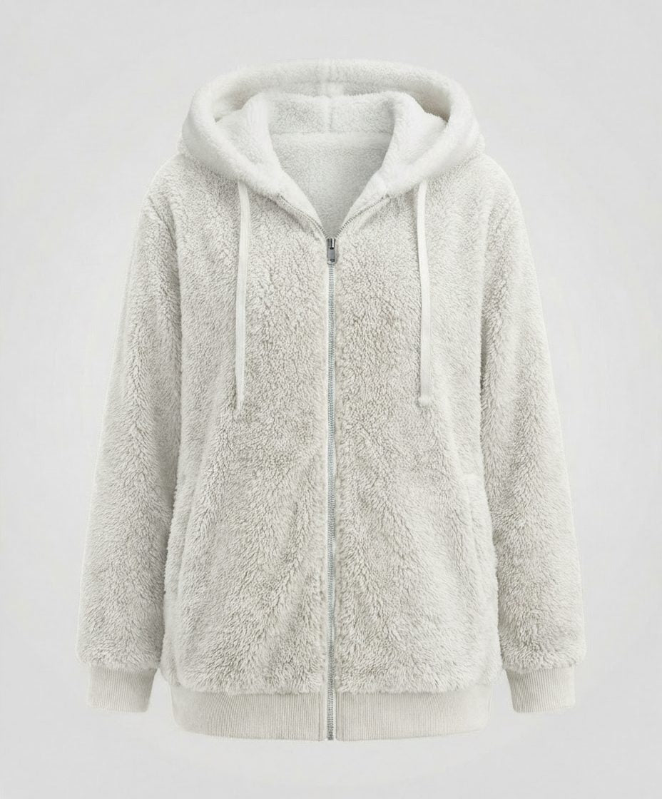 Iolanthe | Oversized Hooded Fleece Jacket for Women