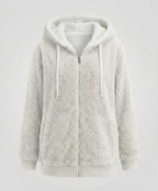 Iolanthe | Oversized Hooded Fleece Jacket for Women