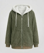 Iolanthe | Oversized Hooded Fleece Jacket for Women