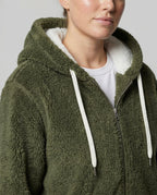 Iolanthe | Oversized Hooded Fleece Jacket for Women