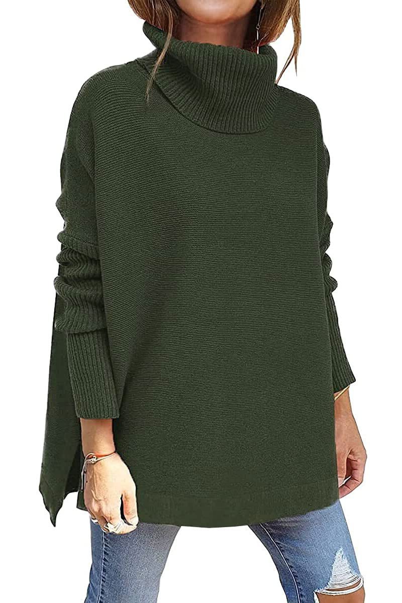 Kalliope | Ribbed Knit Turtleneck Sweater for Women