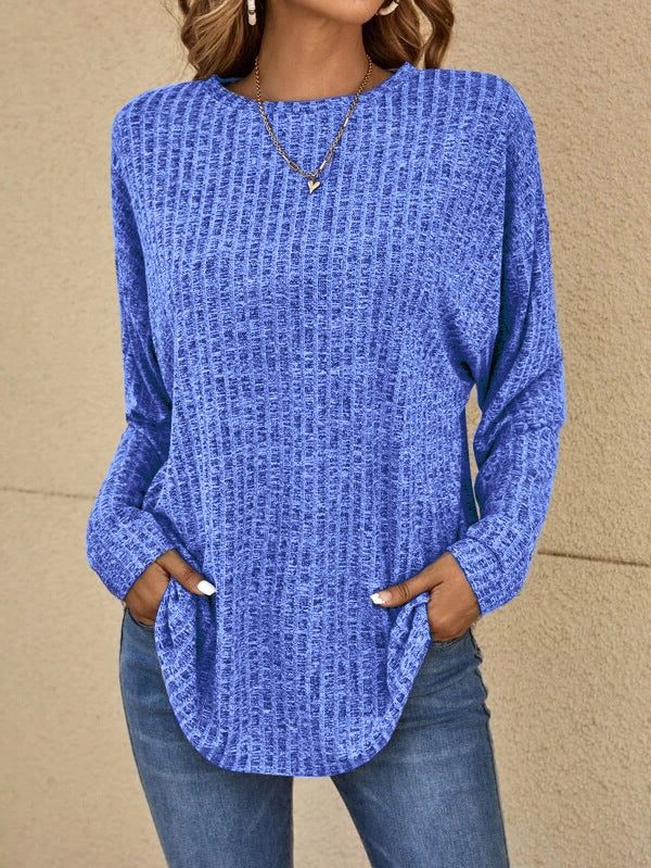 Keilani | Ribbed Knit Oversized Sweater with Long Sleeves for Women