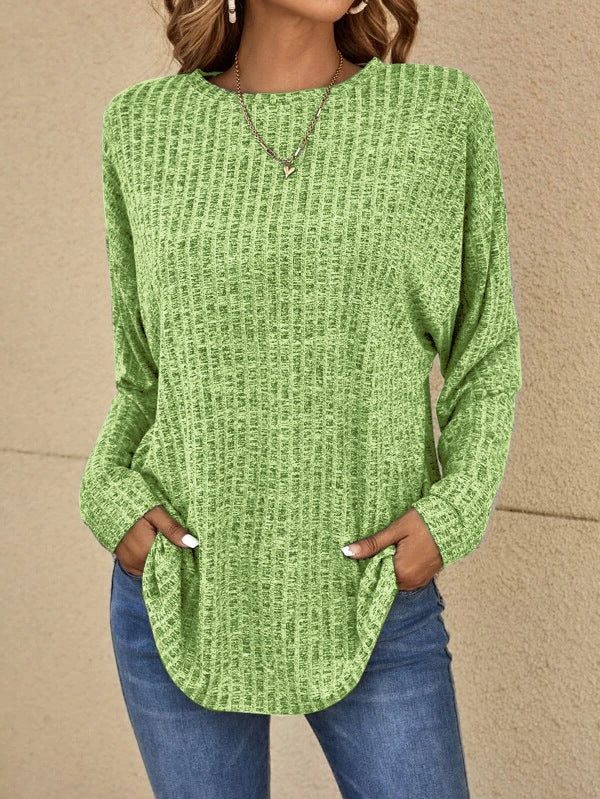 Keilani | Ribbed Knit Oversized Sweater with Long Sleeves for Women