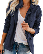 Liviana | Utility Jacket with Stand Collar for Women
