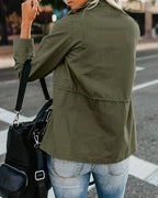 Liviana | Utility Jacket with Stand Collar for Women
