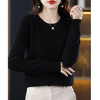Lucetta | Crew Neck Cashmere Sweater for Women