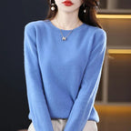 Lucetta | Crew Neck Cashmere Sweater for Women