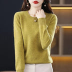Lucetta | Crew Neck Cashmere Sweater for Women