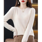 Lucetta | Crew Neck Cashmere Sweater for Women