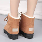 Lucia | Fleece-Lined Ankle Boots with Lace-Up for Women