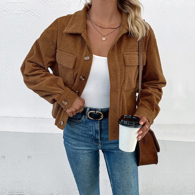 Minka | Button-Down Corduroy Jacket for Women