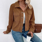 Minka | Button-Down Corduroy Jacket for Women