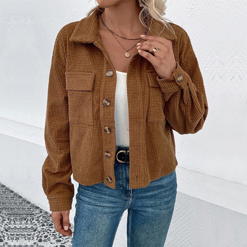 Minka | Button-Down Corduroy Jacket for Women