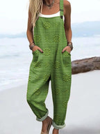 Miya | Relaxed Wide Leg Jumpsuit with Pockets for Women