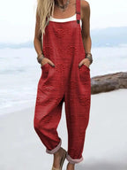 Miya | Relaxed Wide Leg Jumpsuit with Pockets for Women