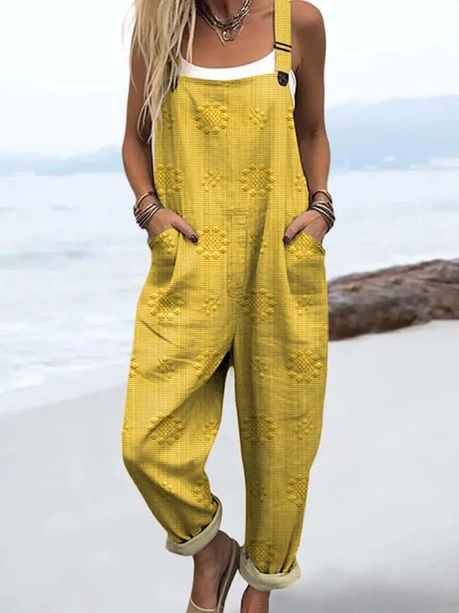 Miya | Relaxed Wide Leg Jumpsuit with Pockets for Women