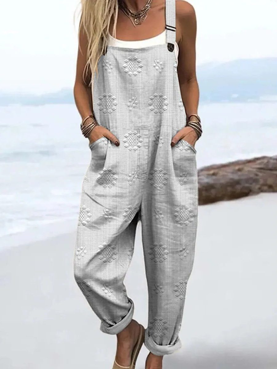 Miya | Relaxed Wide Leg Jumpsuit with Pockets for Women