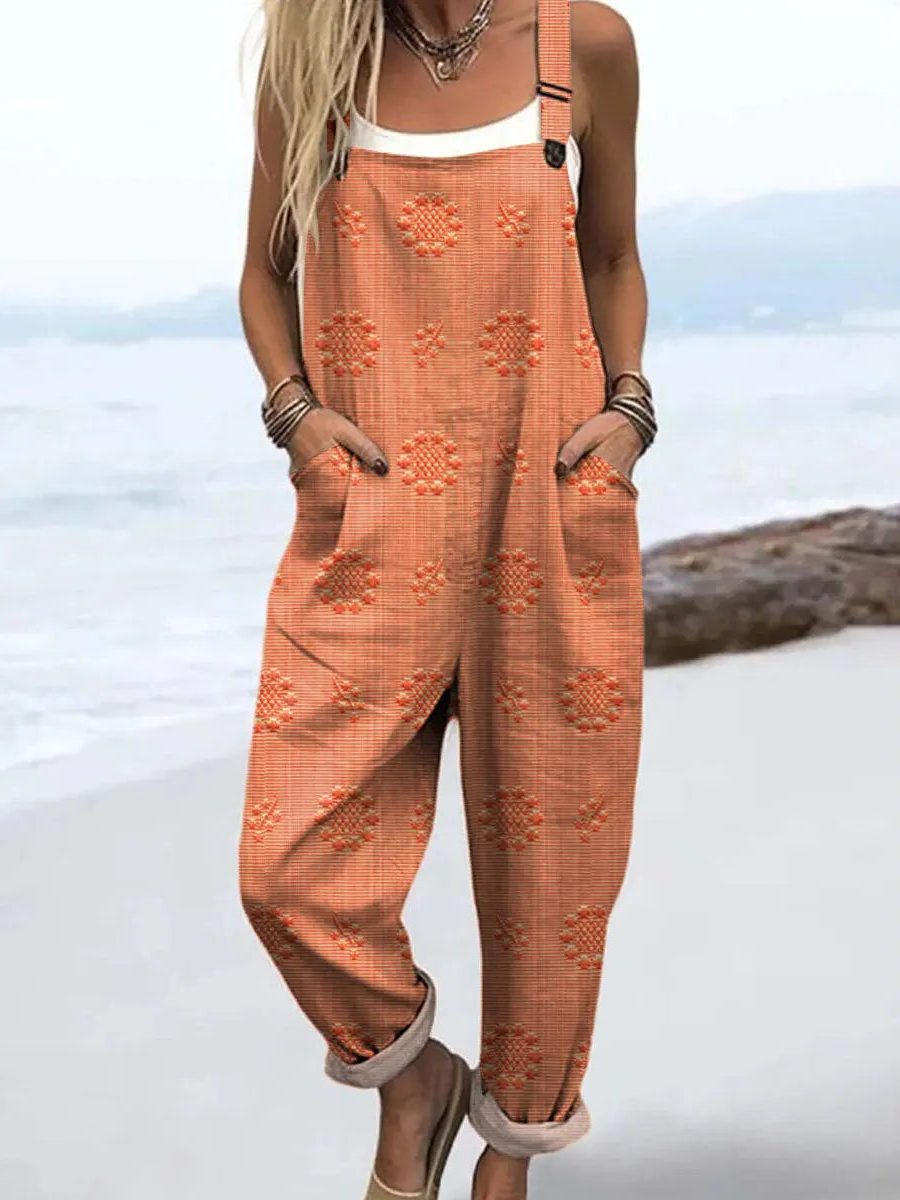 Miya | Relaxed Wide Leg Jumpsuit with Pockets for Women