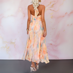 Nora | Halter Neck Maxi Dress for Women