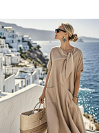 Lalita | Tie Neck Maxi Dress for Women