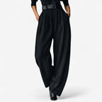 Oleander | Wide Leg Jumpsuit with Roll Neck and Belt for Women