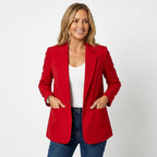 Oriane | Single-Breasted Tailored Blazer with Notch Lapel for Women