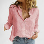 Elena | V-Neck Floral Shirt for Women