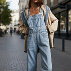 Posy | Relaxed Wide Leg Denim Jumpsuit for Women