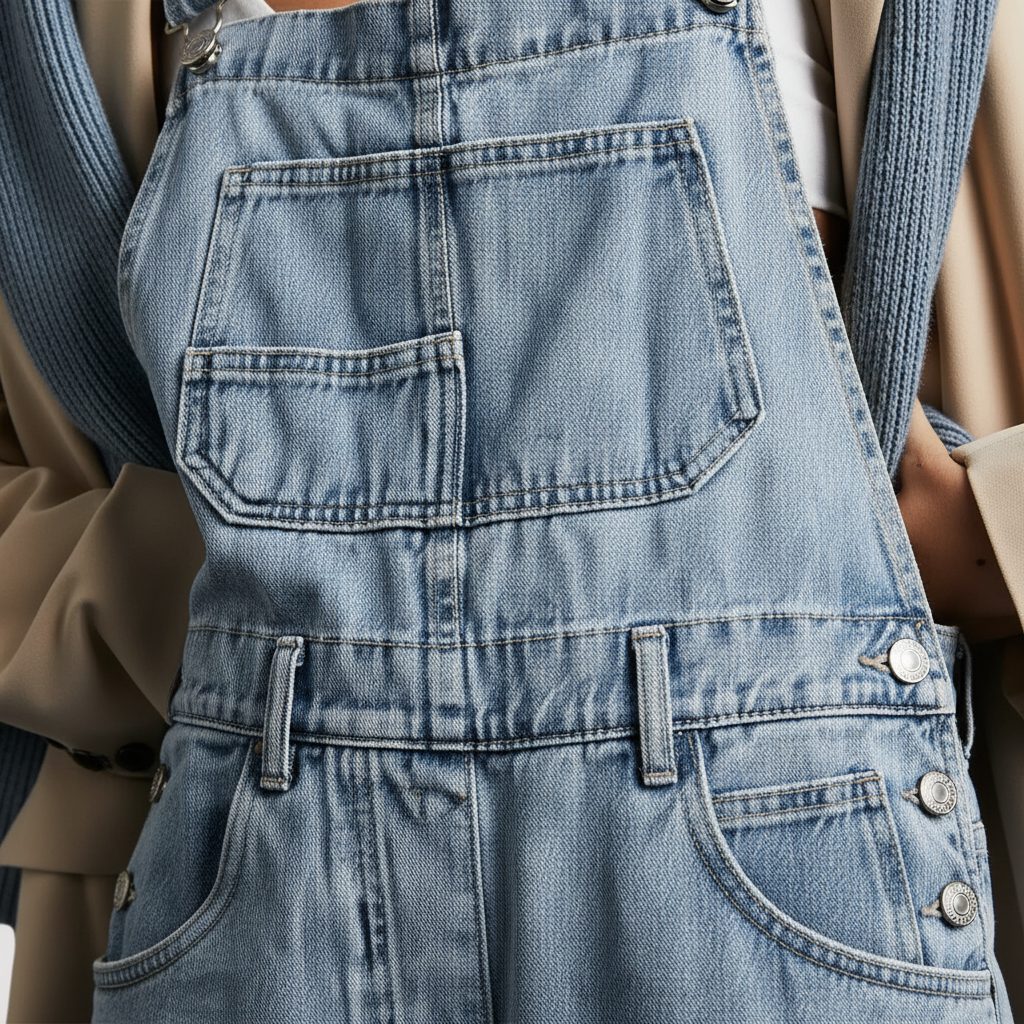 Posy | Relaxed Wide Leg Denim Jumpsuit for Women