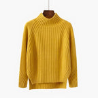 Sade | Ribbed Knit Crew Neck Sweater for Women