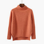 Sade | Ribbed Knit Crew Neck Sweater for Women