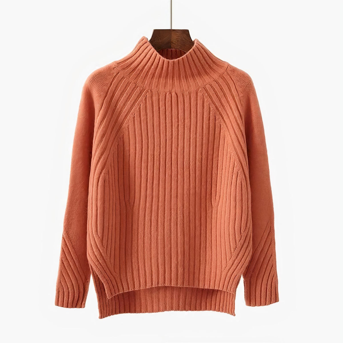 Sade | Ribbed Knit Crew Neck Sweater for Women