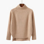Sade | Ribbed Knit Crew Neck Sweater for Women
