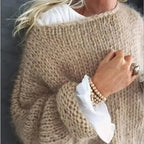 Saraid | Mohair Knit Oversized Sweater for Women
