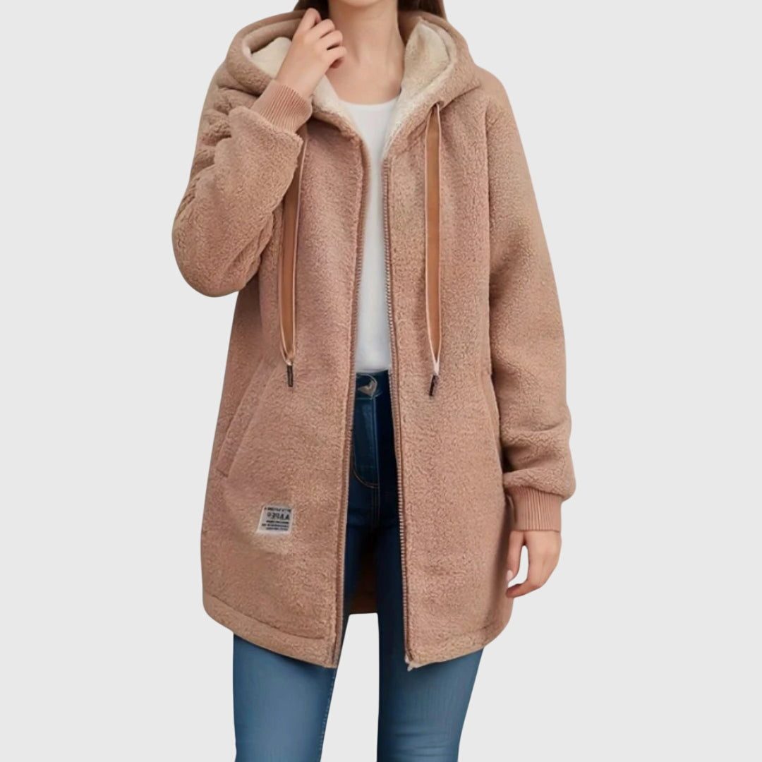 Sophie | Hooded Fleece Jacket for Women