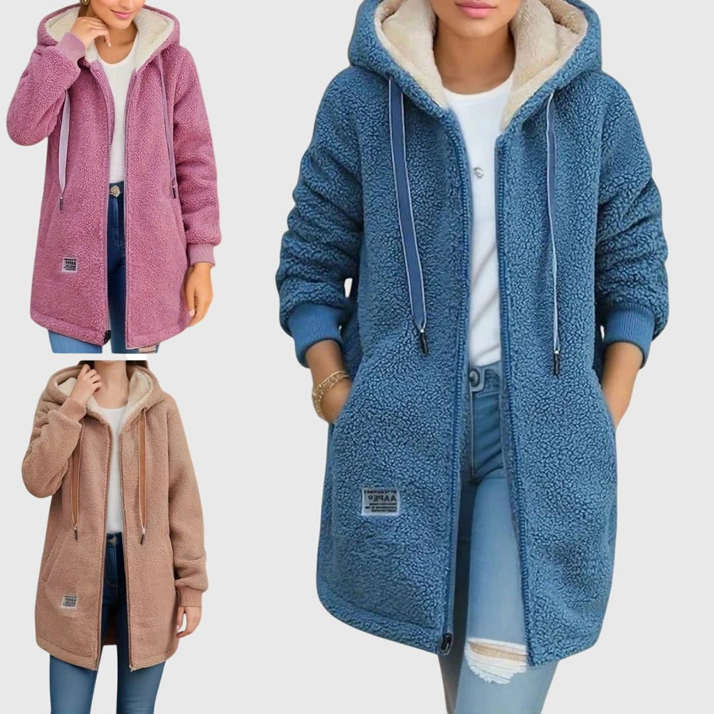 Sophie | Hooded Fleece Jacket for Women