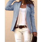 Theophania | Notch Lapel Button-Down Blazer for Women