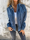 Tilda | Corduroy Jacket with Hood for Women