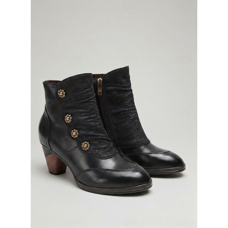 Valencia | Block Heel Ankle Boots for Women