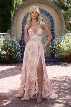 Floral Halter Maxi Dress for Women