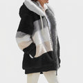 Vevina | Hooded Faux Fur Fleece-Lined Puffer Jacket for Women