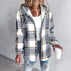 Victorine | Plaid Oversized Cardigan for Women