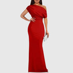 Violetta | One-Shoulder Maxi Gown for Women
