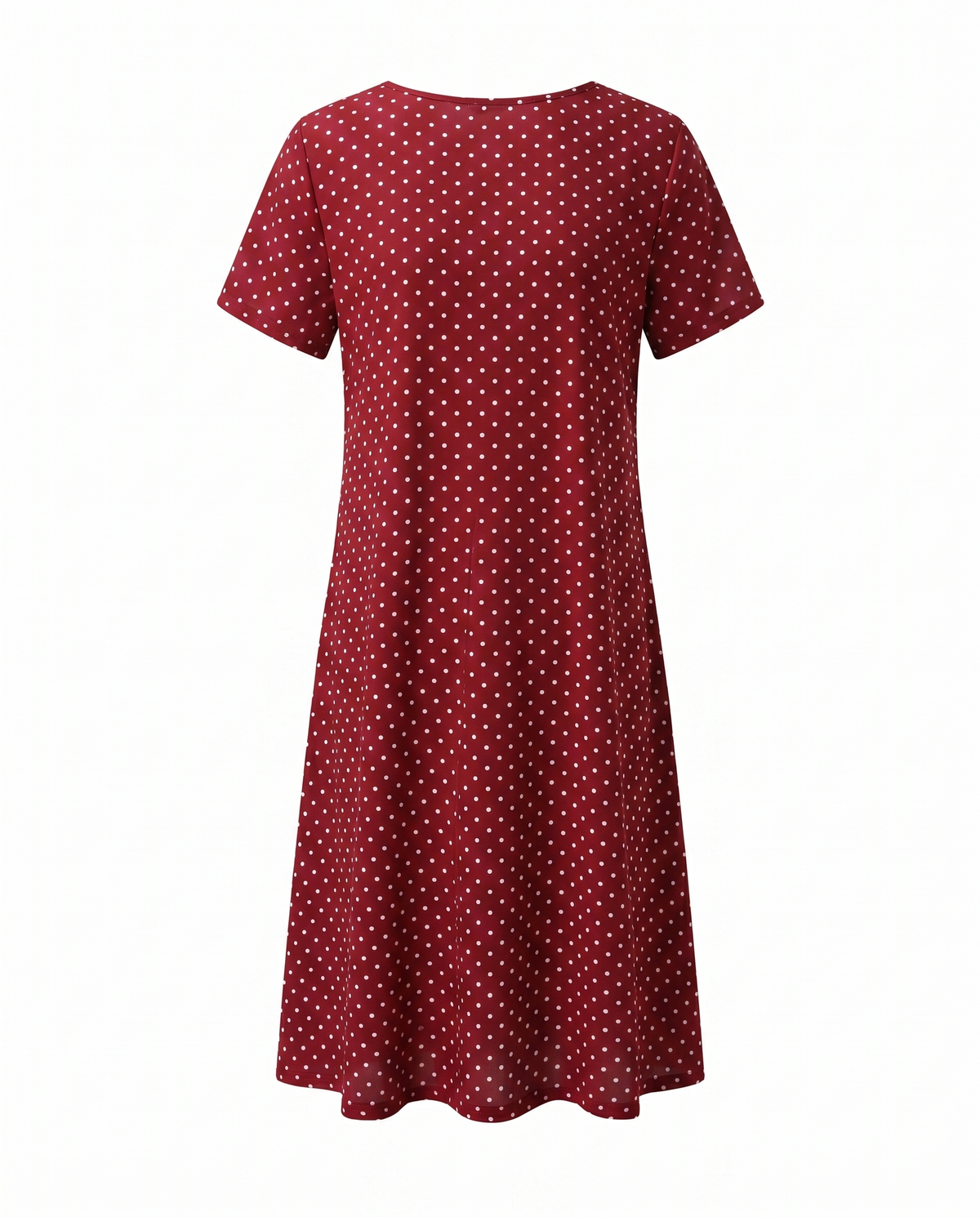 Elisa | Midi Dress with V-Neck and Short Sleeves for Women