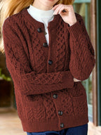 Ysabeau | Textured Button-Front Cardigan for Women